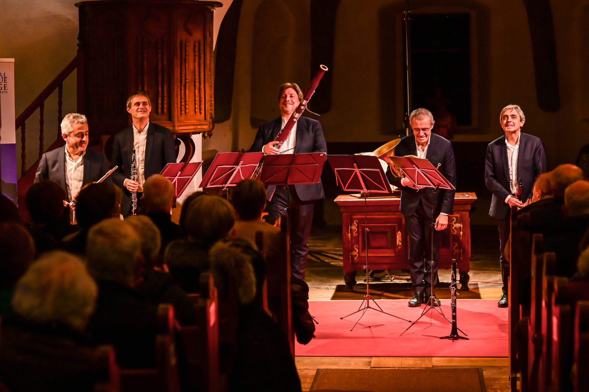Concert of 05.2.2022 photo Yoann Huck Concert Quintette Moraguès Festival Musique & Neige Les Diablerets